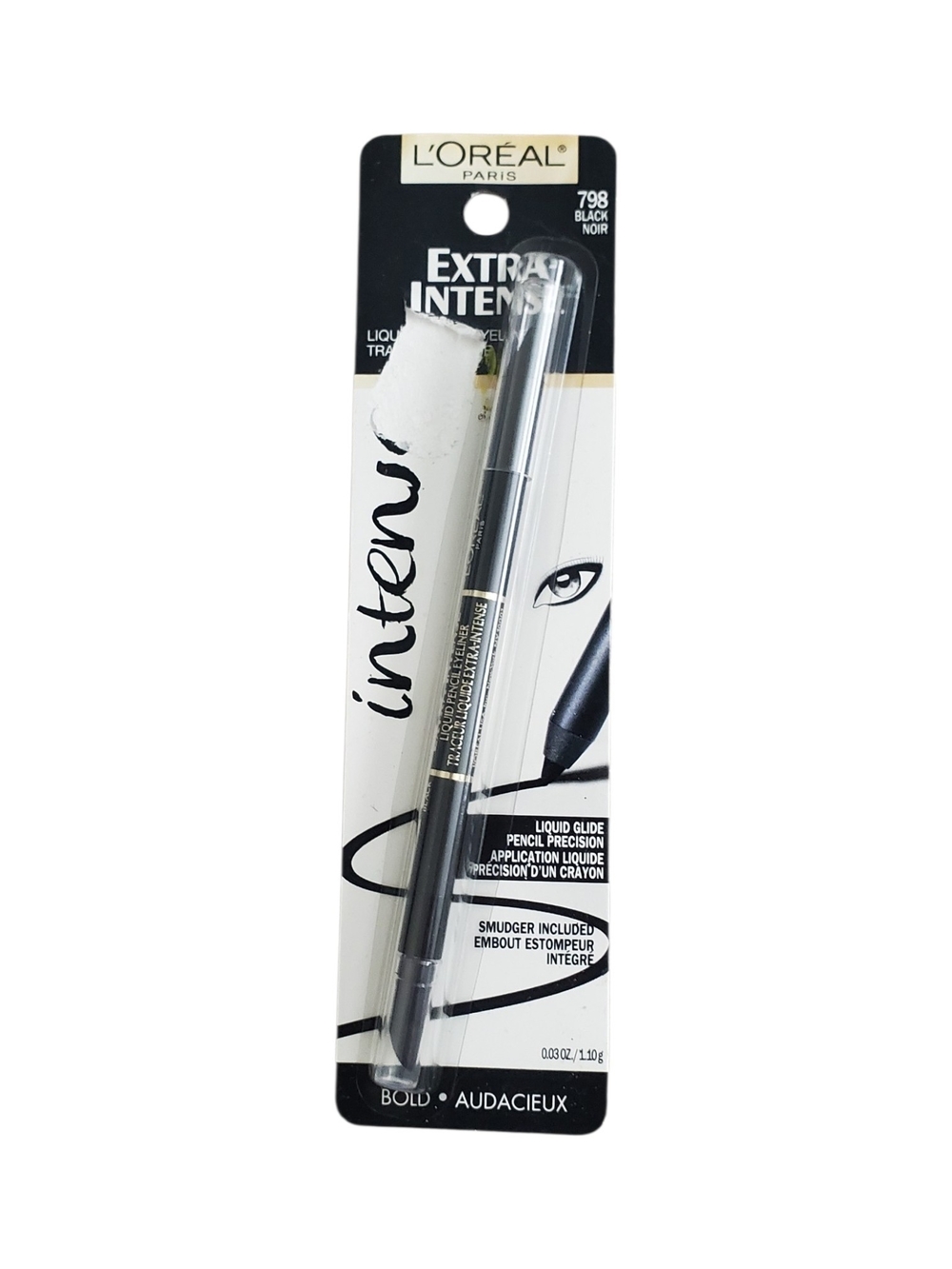 L'Oreal Extra Intense Liquid Glide Pencil Eyeliner — Black